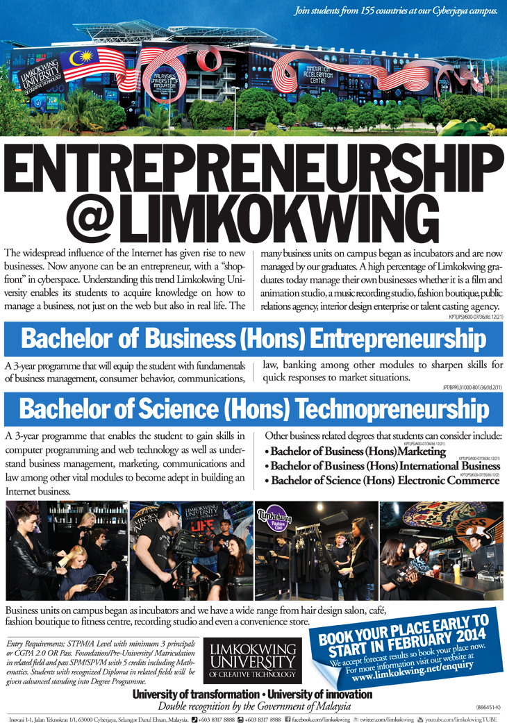 Entrepreneurship @ Limkokwing
