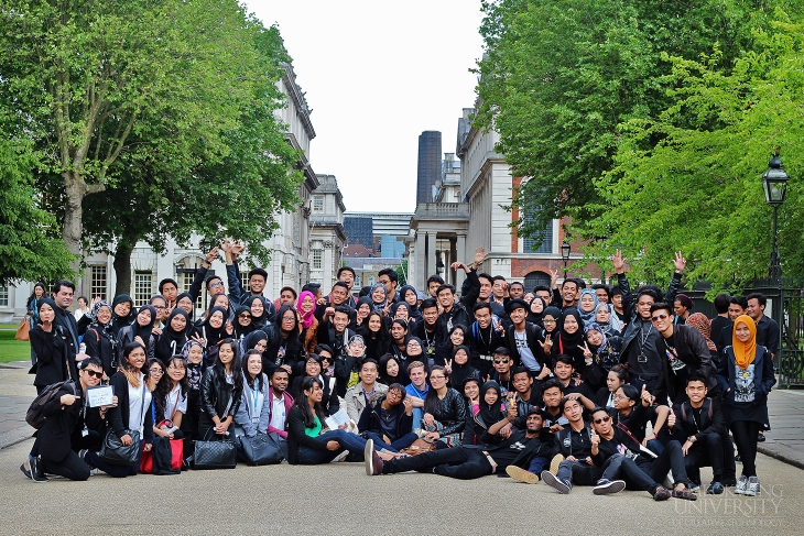 Limkokwing students mingle with British students at University of Greenwich