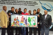 Limkokwing students handover mural paintings project to BSA