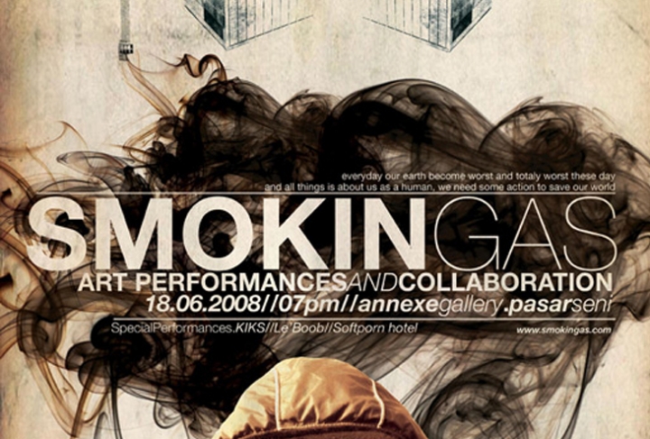 SmokinGas Exhibition Poster Design
