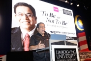 Famed journalist Johan Jaafar quotes Shakespeare to inspire Limkokwing students