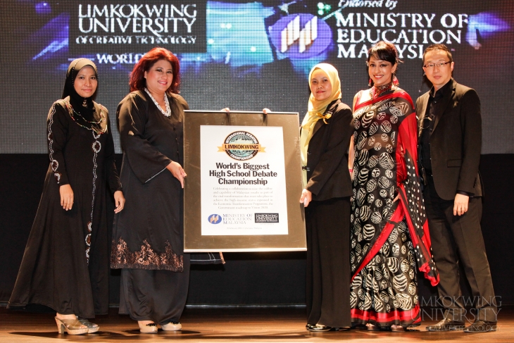 The official opening of the first Limkokwing International Debate Championship