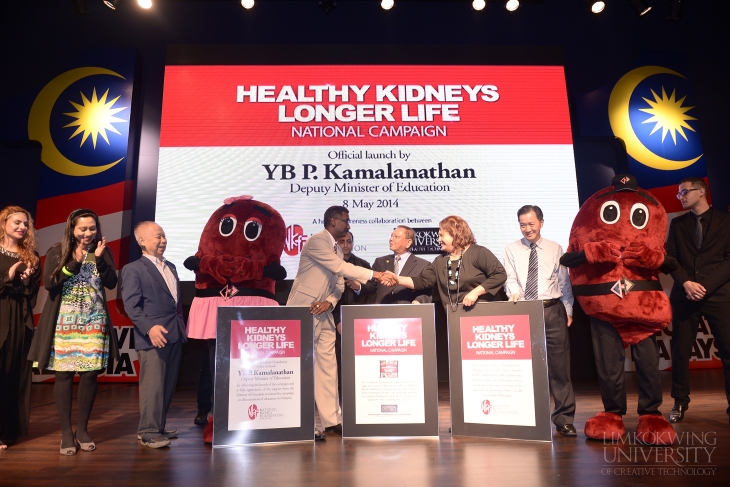 Deputy Minister of Education YB P. Kamalanathan launches the ‘Healthy Kidneys Longer Life’ Campaign