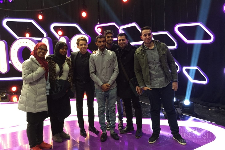 Students attend live TV show production at Elstree Studios