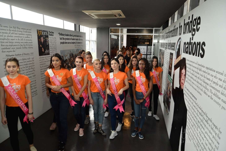 Miss Tourism International contestants visit Limkokwing University: ‘It’s beautiful when cultures mix’