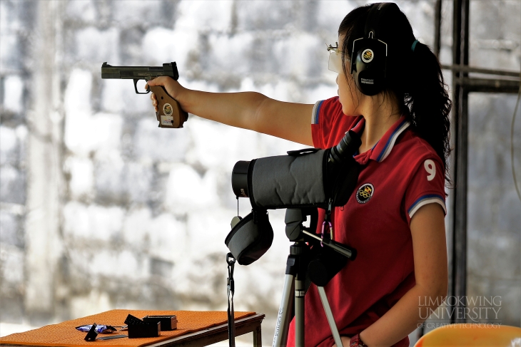 National Malaysian shooter shares her Limkokwing story so far