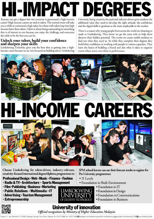 Hi-Impact Degrees, Hi-Income Careers