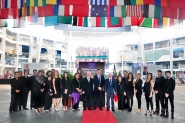 The head of Southampton Solent University in a visit to cement ties with Limkokwing University