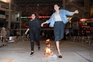 An early joy of Iranian Fire Festival for Limkokwing students