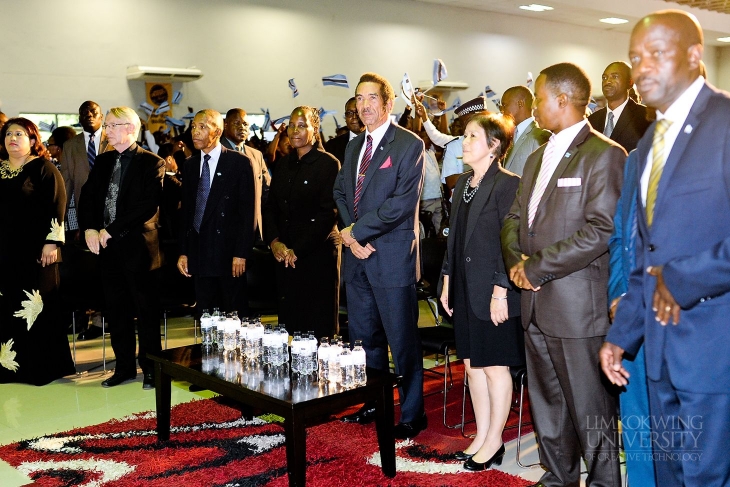 The President of Botswana visits Limkokwing University