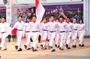 Merah Putih Club celebrate SERABI 2018 at Limkokwing Plaza