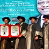 Limkokwing University Awards H.E. Jacob Zuma with Honorary Doctorate in Humanity