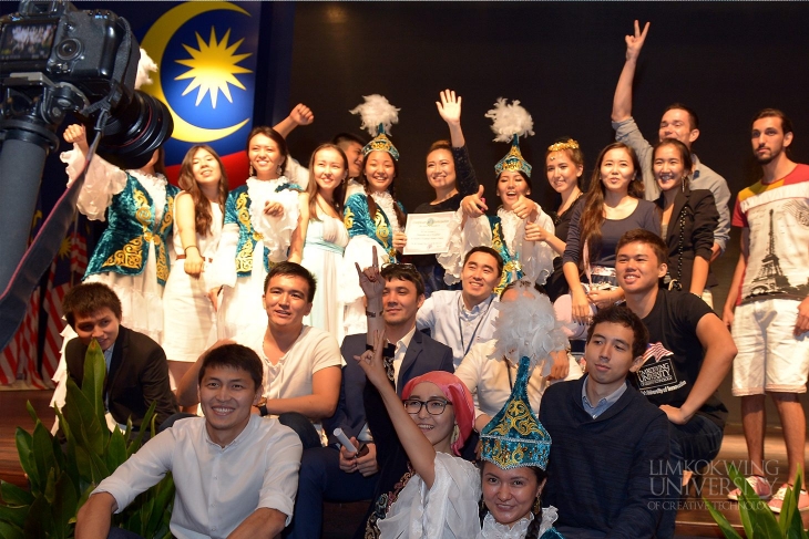 Kazakhstani students gather in Limkokwing University to celebrate their Independence Day