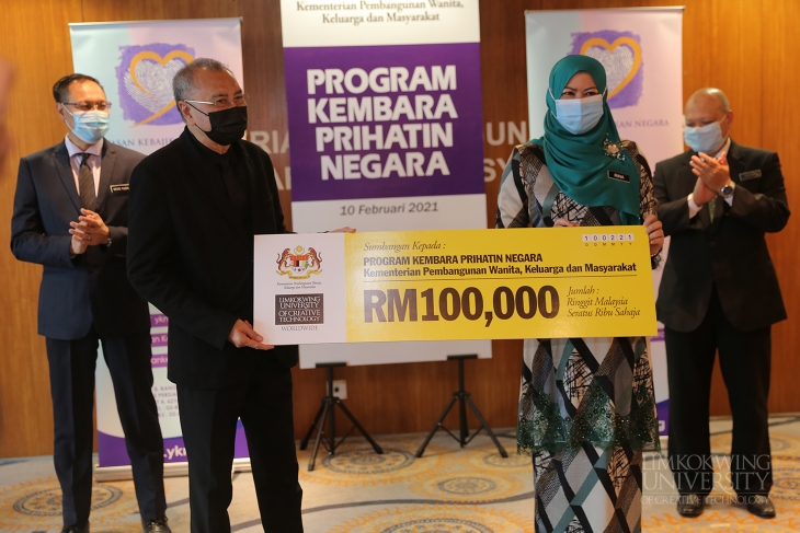 Limkokwing offers scholarships and donation to lessen the impact of the pandemic