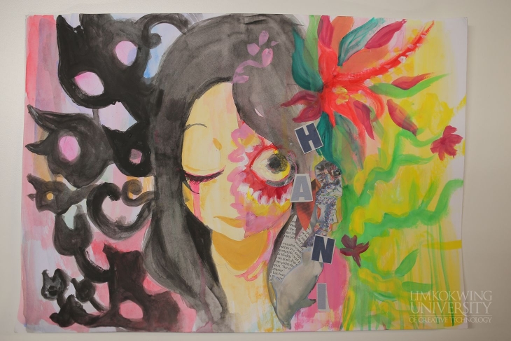 Students learn Figurative Expressionism Art by Lupe Gallo