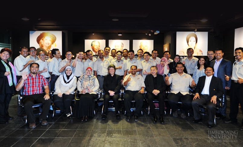 Delegates from Felda Global Ventures Holdings Berhad visit Limkokwing University, Cyberjaya