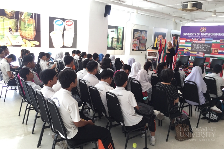 SMK Bukit Jalil students visit Limkokwing University