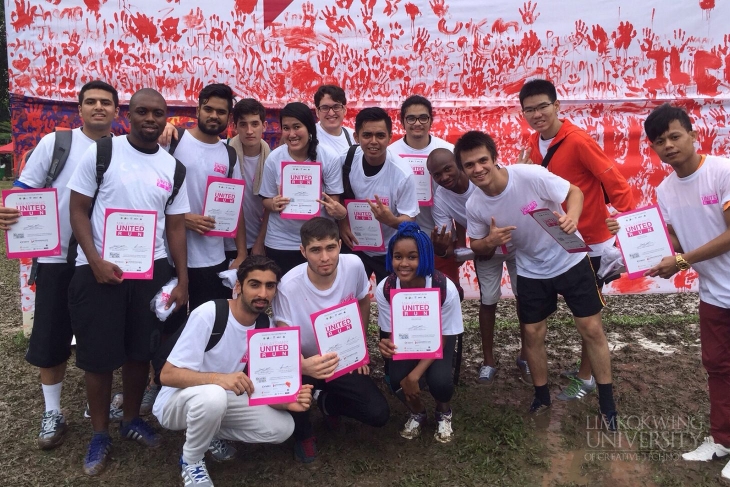Limkokwing international students run for unity in the Malaysian United Run 2015