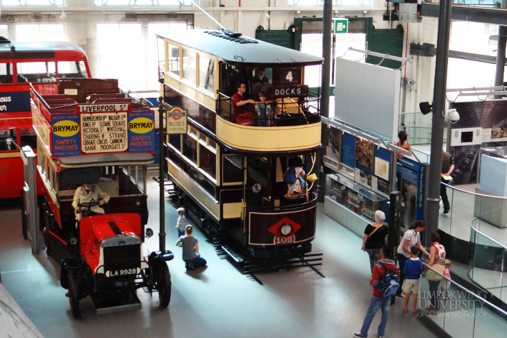 Global Classroom visit the London Transport Museum